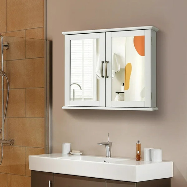 Breakwater Bay Bermiss W H Medicine Cabinet Mirror & Reviews - Wayfair ...